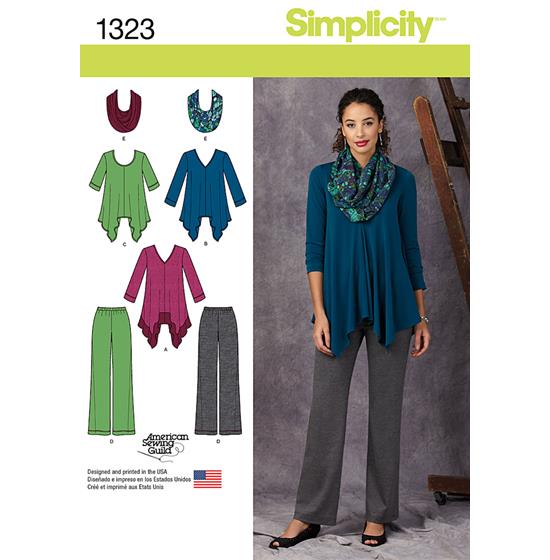 Simplicity 1323H5 snitmønster