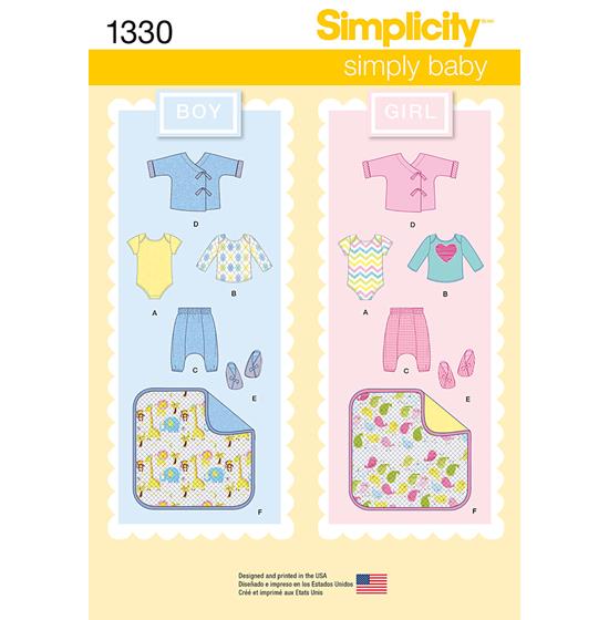 Simplicity 1330A snitmønster