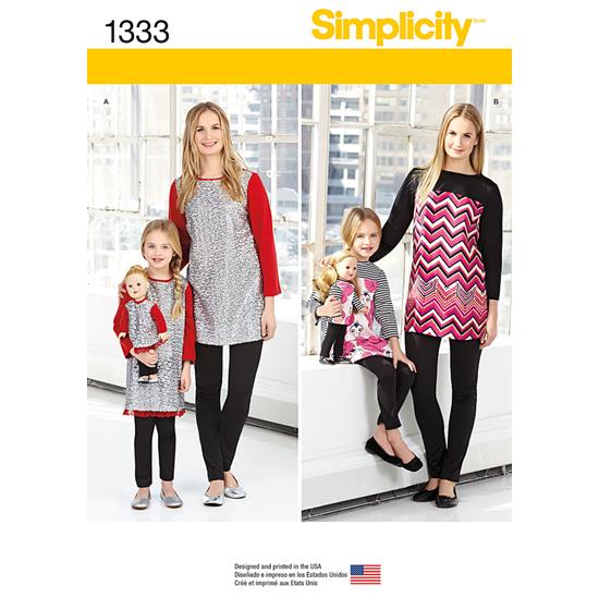 Simplicity 1333A snitmønster