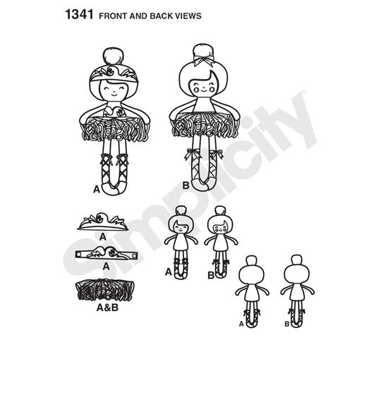 Simplicity 1341OS snitmønster