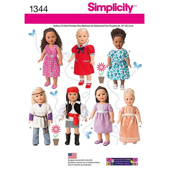 Simplicity 1344OS snitmønster