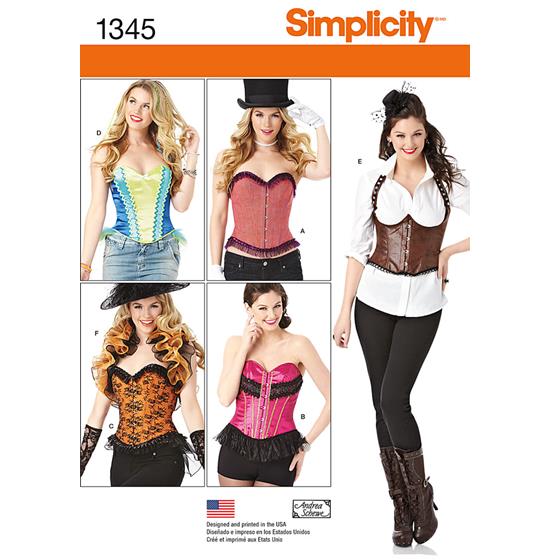 Simplicity 1345H5 snitmønster