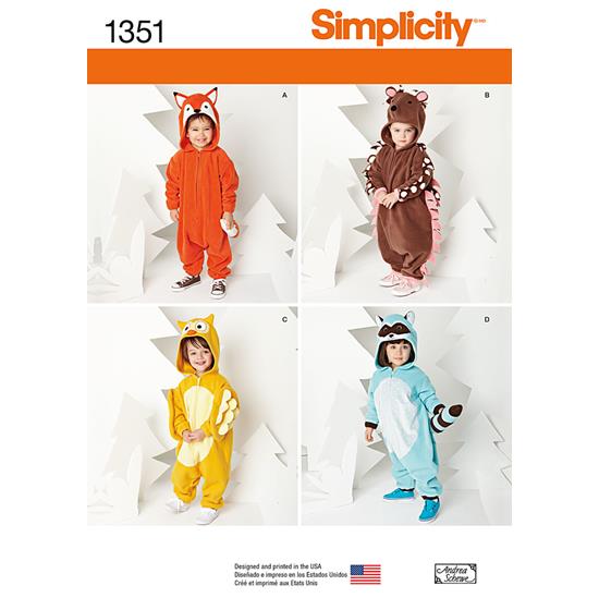 Simplicity 1351A snitmønster