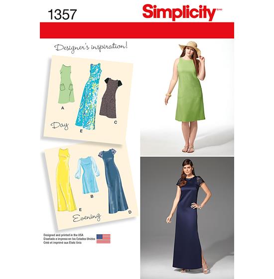 Simplicity 1357AA snitmønster