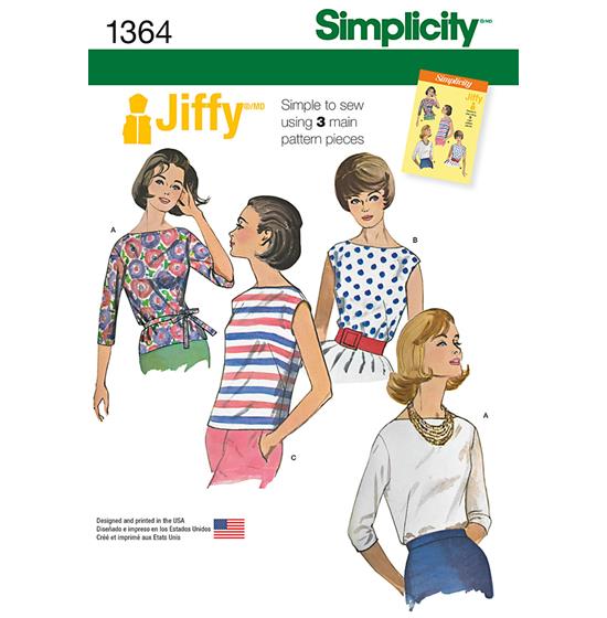 Simplicity 1364K5 snitmønster