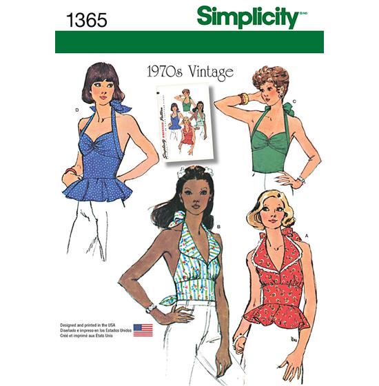 Simplicity 1365H5 snitmønster