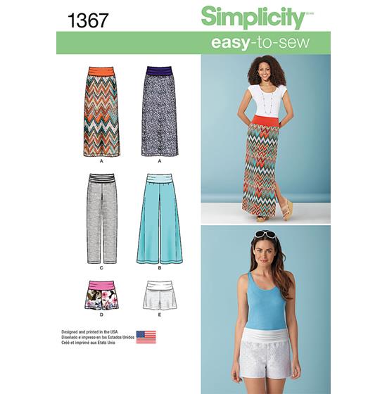 Simplicity 1367K5 snitmønster