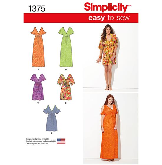 Simplicity 1375A snitmønster