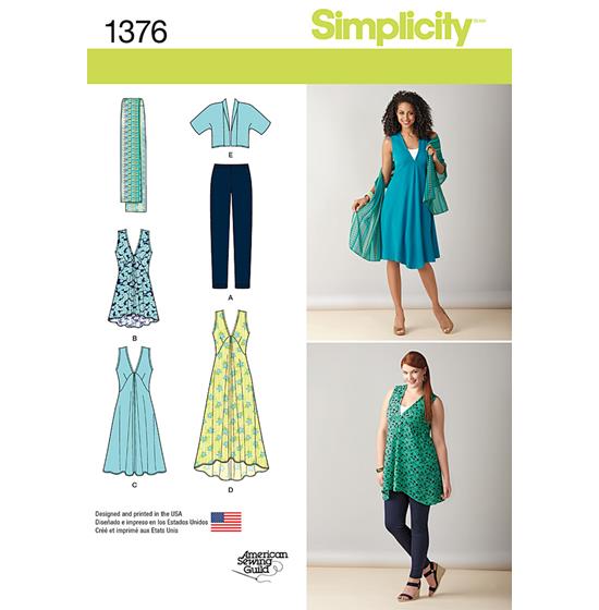 Simplicity 1376BB snitmønster