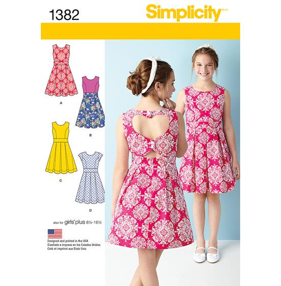 Simplicity 1382AA snitmønster