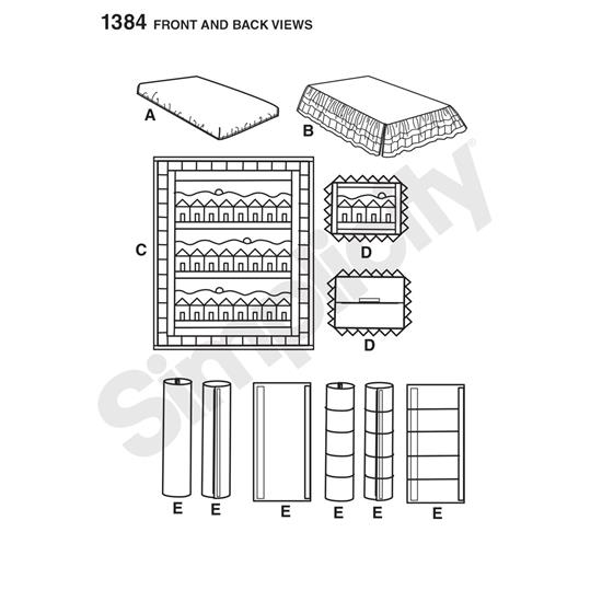 Simplicity 1384OS snitmønster