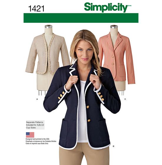 Simplicity 1421H5 snitmønster