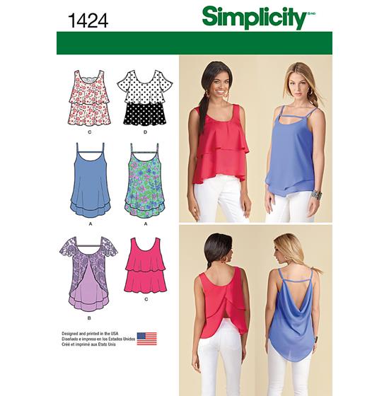 Simplicity 1424D5 snitmønster