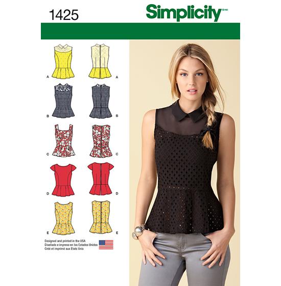 Simplicity 1425R5 snitmønster