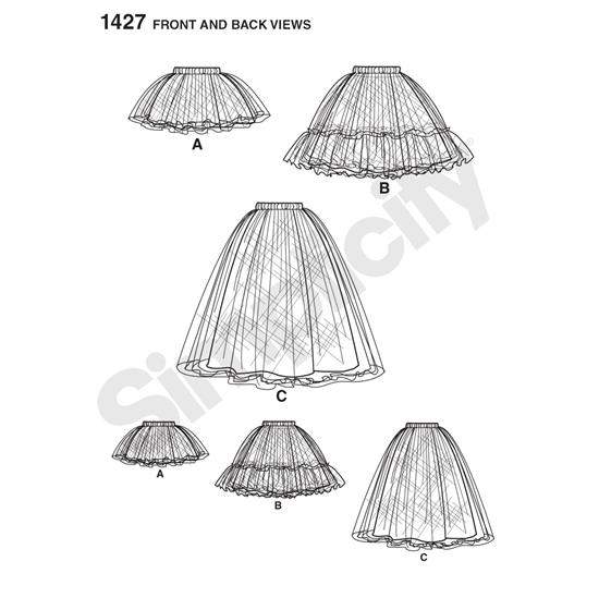 Simplicity 1427R5 snitmønster