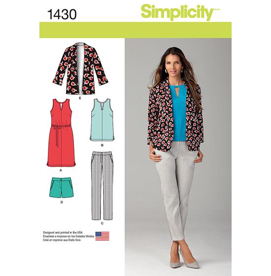 Simplicity 1430R5 snitmønster