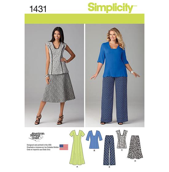 Simplicity 1431BB snitmønster