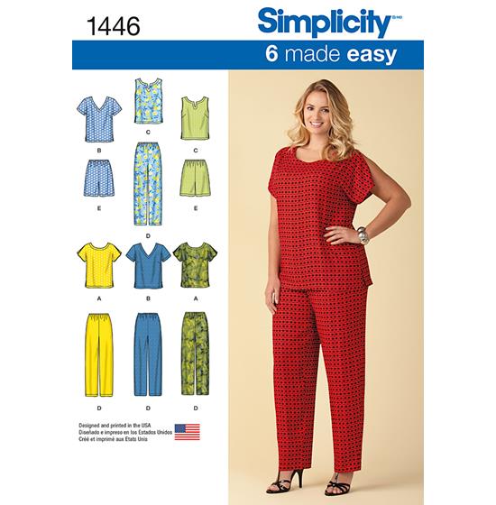 Simplicity 1446FF snitmønster