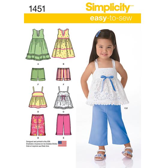 Simplicity 1451A snitmønster