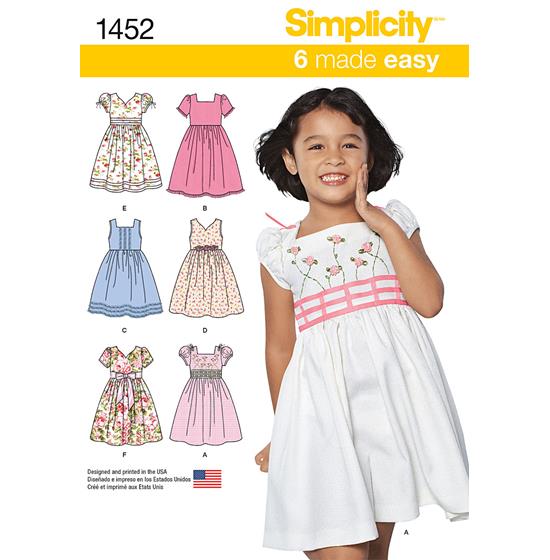 Simplicity 1452A snitmønster