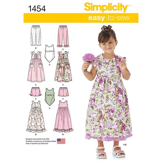 Simplicity 1454A snitmønster