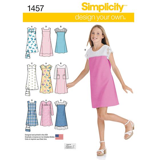 Simplicity 1457AA snitmønster