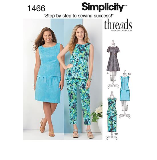 Simplicity 1466AA snitmønster