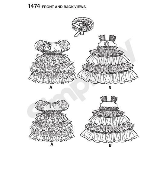 Simplicity 1474A snitmønster