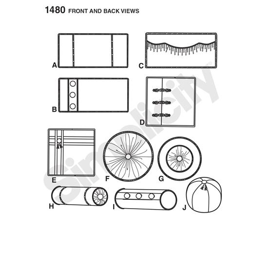 Simplicity 1480OS snitmønster