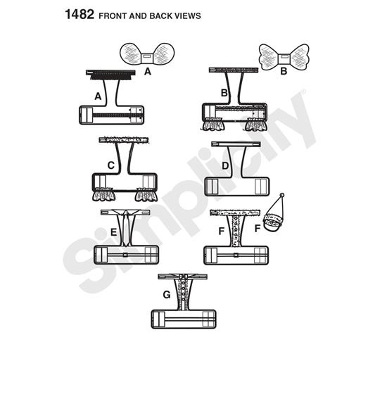 Simplicity 1482A snitmønster