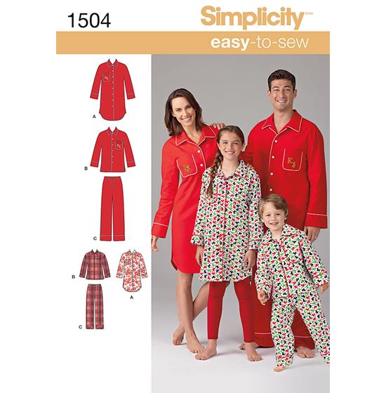 Simplicity 1504A snitmønster