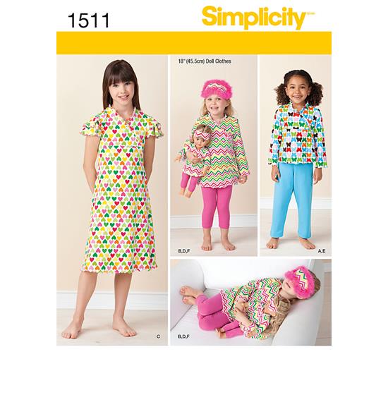 Simplicity 1511A snitmønster