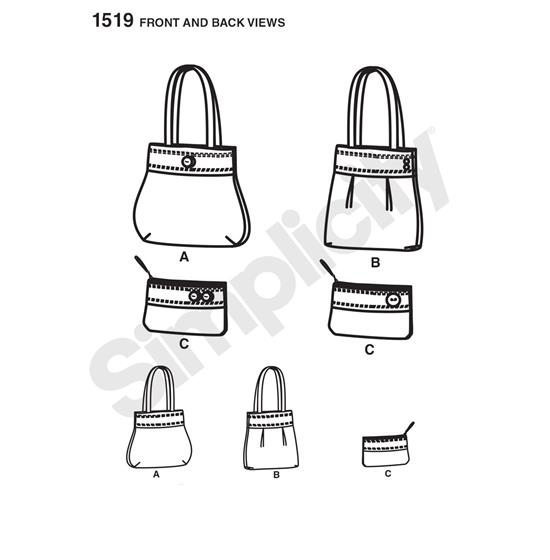 Simplicity 1519OS snitmønster