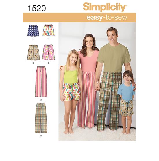 Simplicity 1520A snitmønster