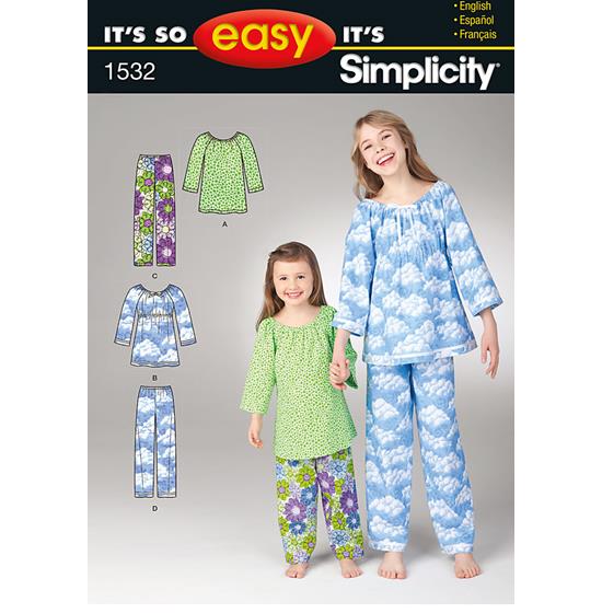 Simplicity 1532A snitmønster