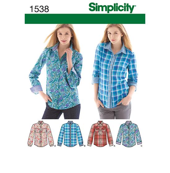 Simplicity 1538R5 snitmønster