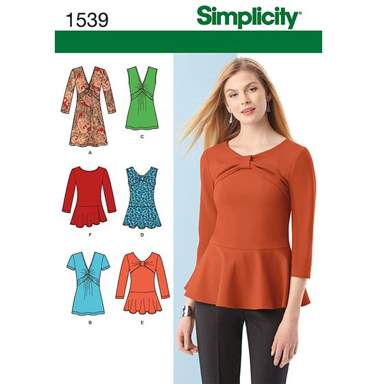 Simplicity 1539D5 snitmønster