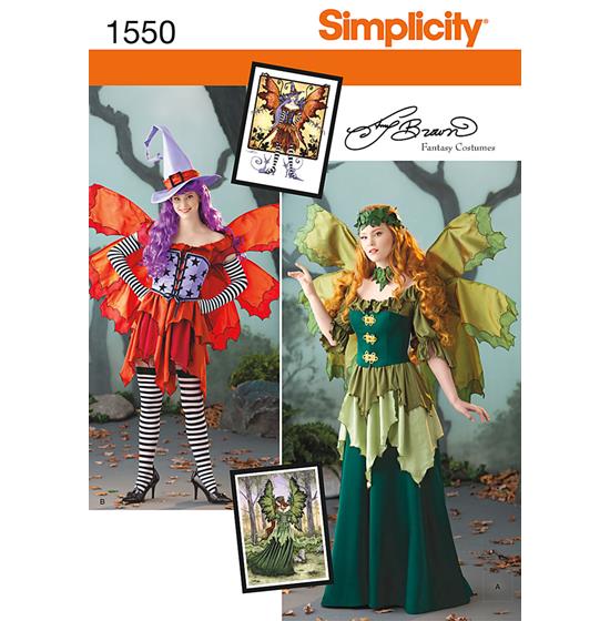 Simplicity 1550R5 snitmønster