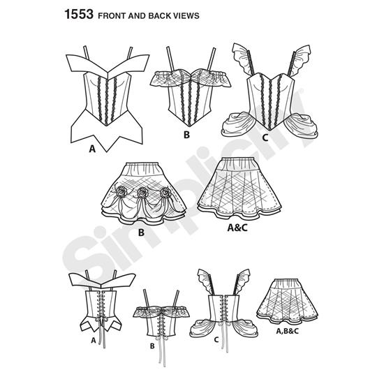 Simplicity 1553HH snitmønster