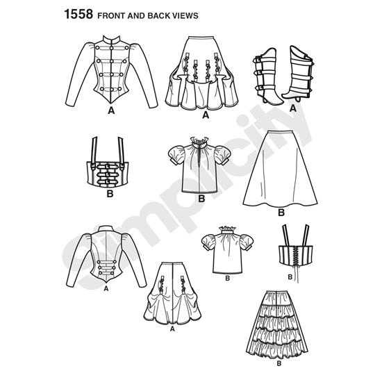 Simplicity 1558HH snitmønster