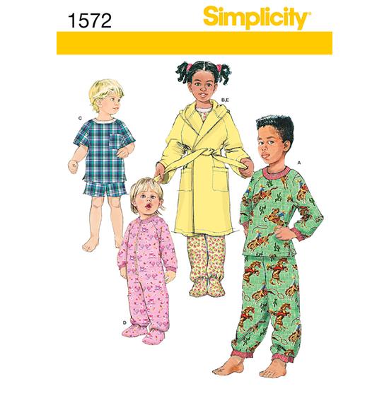 Simplicity 1572BB snitmønster