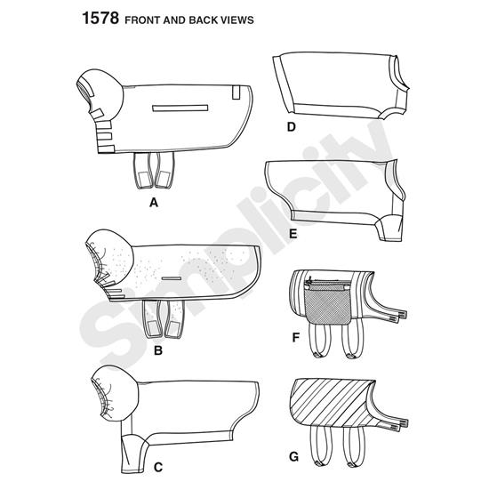 Simplicity 1578OS snitmønster