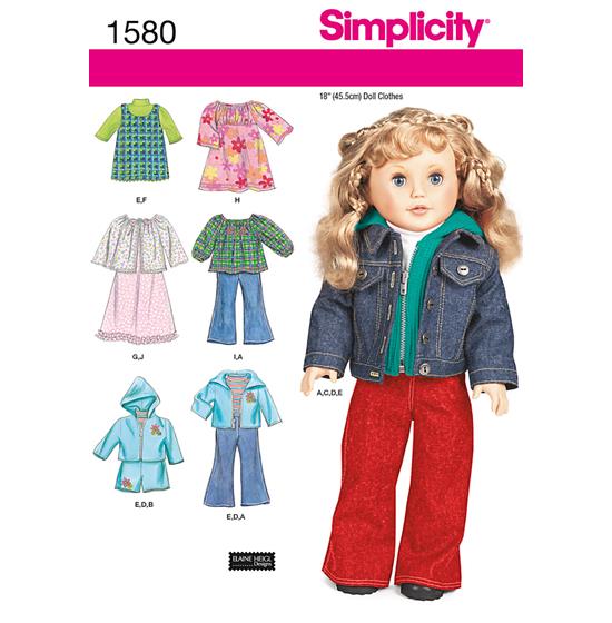 Simplicity 1580OS snitmønster