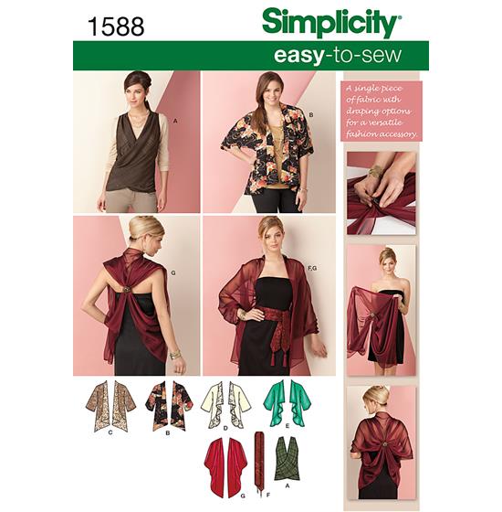 Simplicity 1588A snitmønster