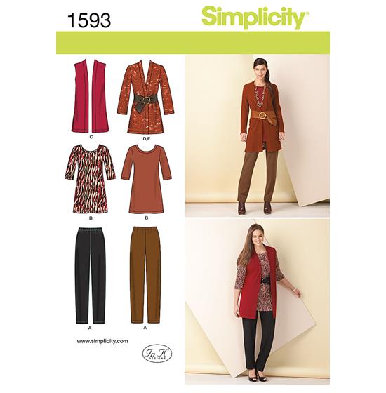 Simplicity 1593BB snitmønster