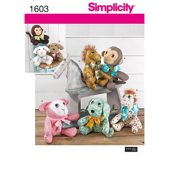 Simplicity 1603OS snitmønster