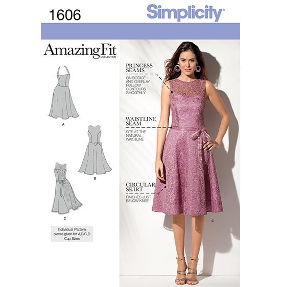 Simplicity 1606D5 snitmønster