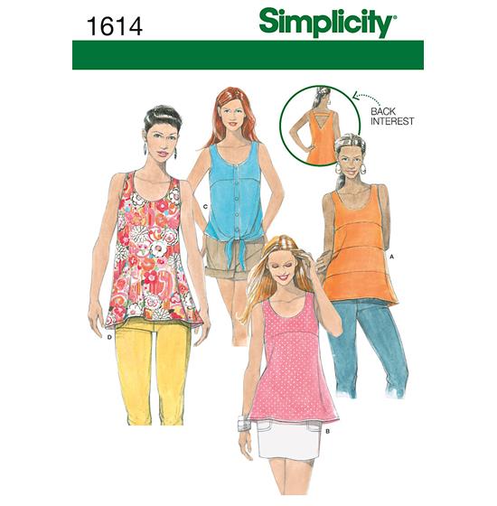 Simplicity 1614D5 snitmønster