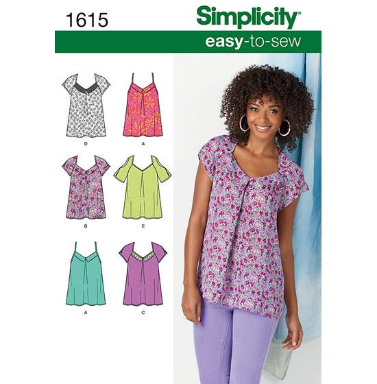 Simplicity 1615H5 snitmønster