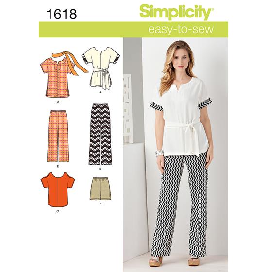 Simplicity 1618A snitmønster